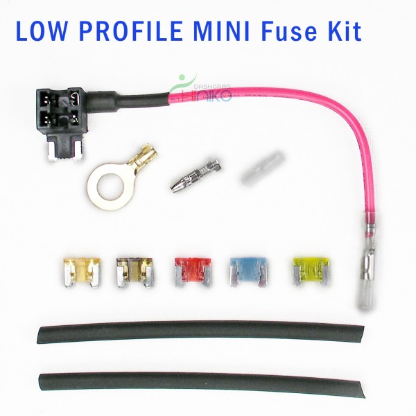 Low Profile Mini / Micro Blade Fuse KIT. Add-a-Circuit Fuse Tap In Piggy Back Fuse Holder 12/24V